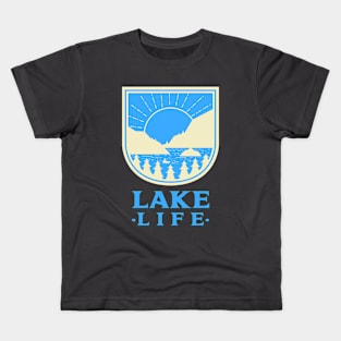 Lake Life Fishing Fisherman Outdoorsman Kids T-Shirt